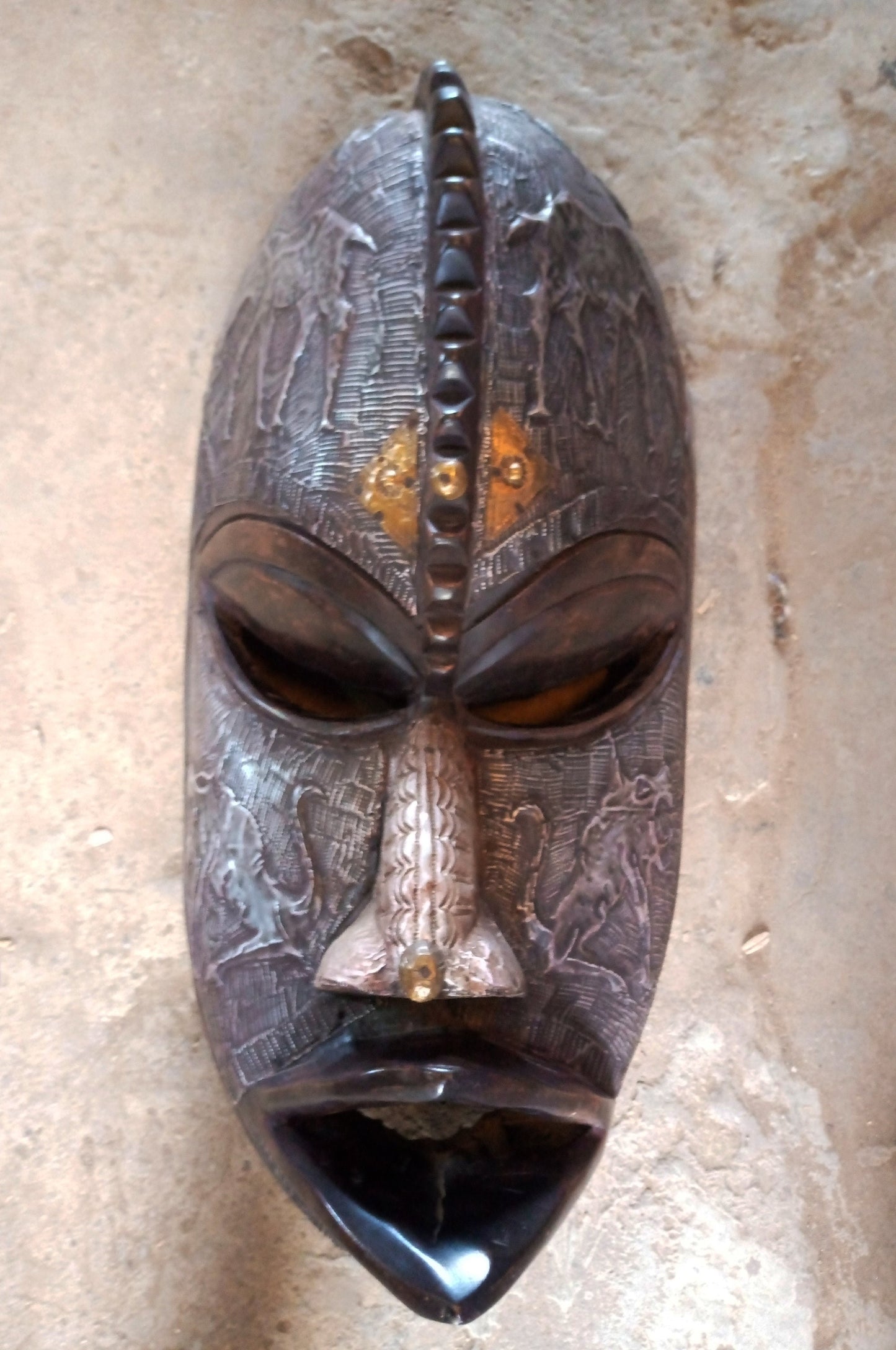 African mask, African art, African wall mask, wooden tribal mask, African art, Mask for wall