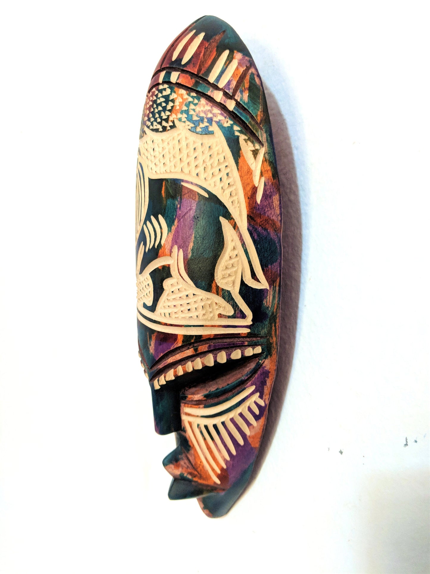 African mask, African art, African wall mask, wooden tribal mask, African art, African mask for wall