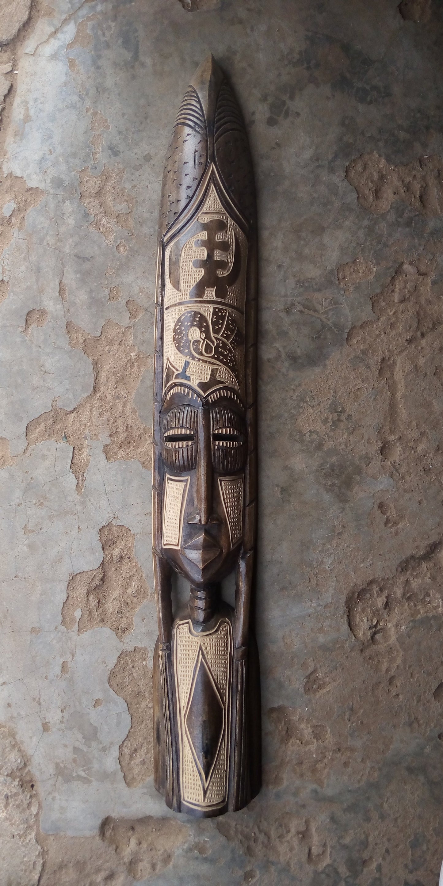 African mask, African art, African wall mask, wooden tribal mask, African art, Mask for wall