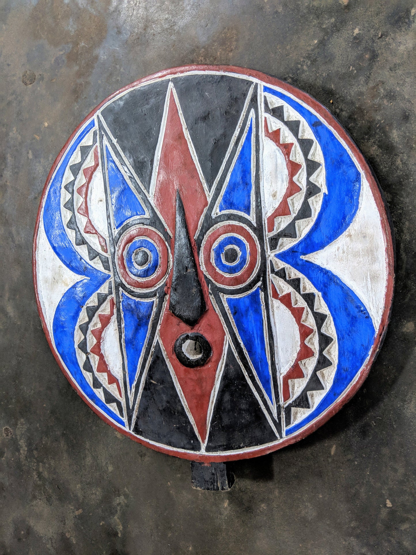 African Sun Mask Wall Art Handmade Home Décor