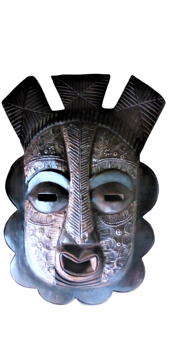 African mask, African art, African wall art, wooden tribal mask