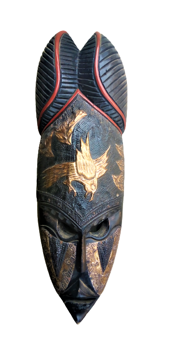 African mask, African art, African wall mask, wooden tribal mask, African art, Mask for wall