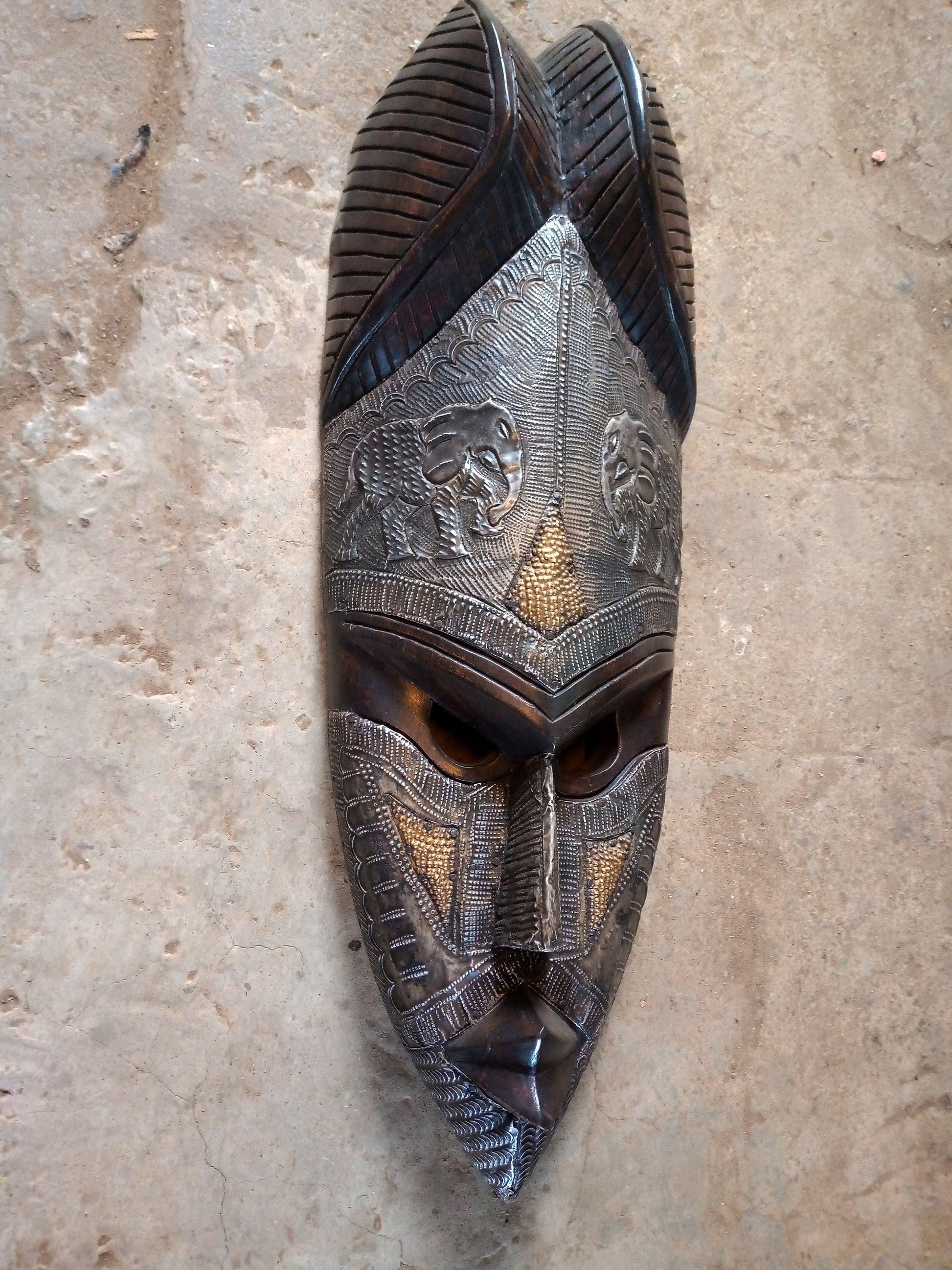 African mask, African art, African wall mask, wooden tribal mask, African art, Mask for wall