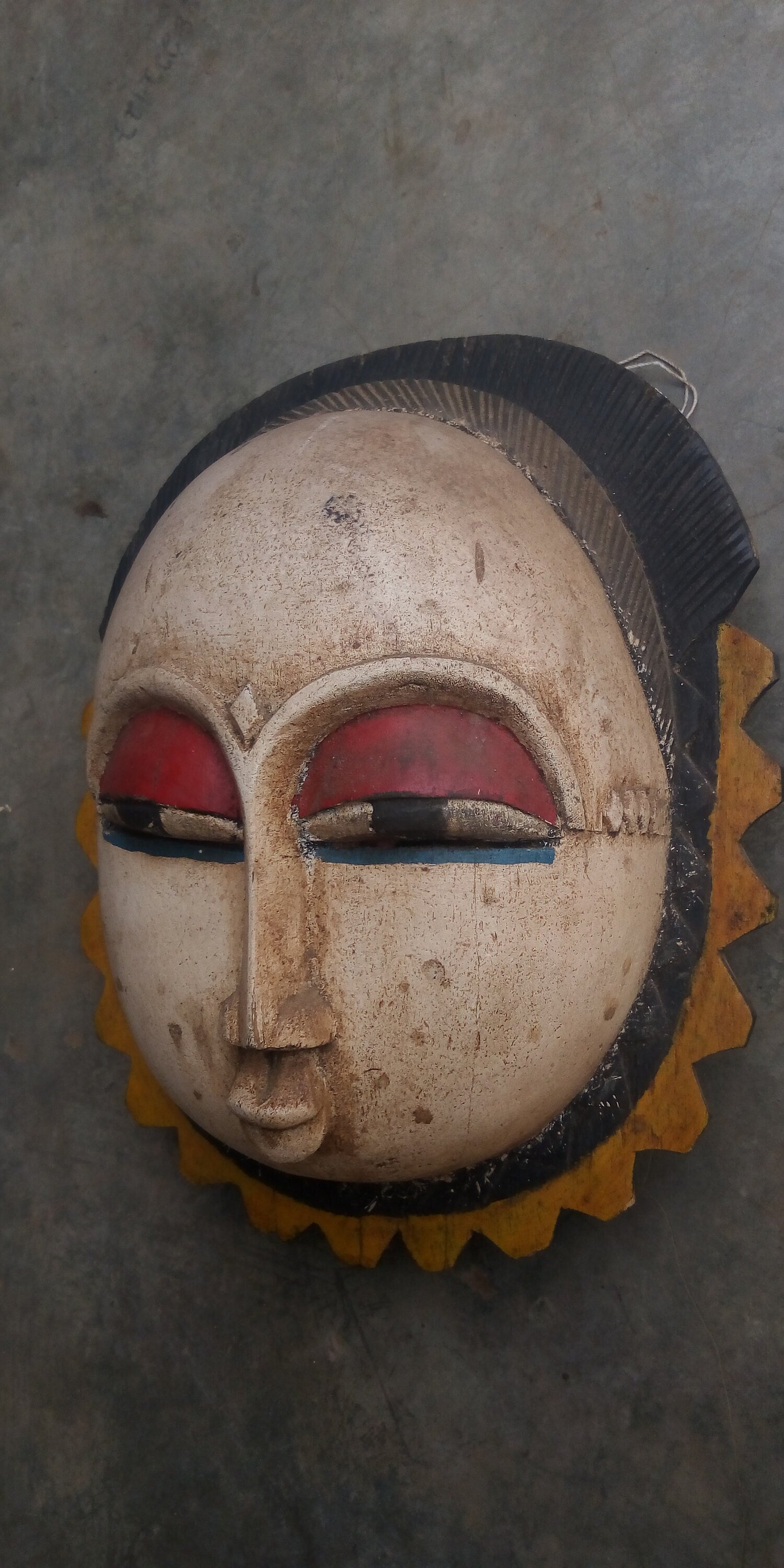 African mask, African art, African wall mask, wooden tribal mask, African art, Mask for wall