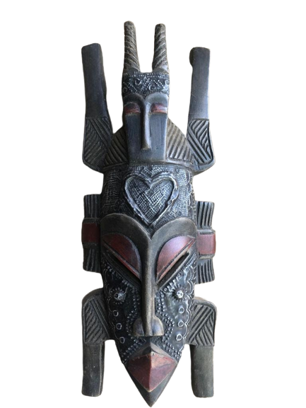 African mask, African art, African wall mask, wooden tribal mask, African art, Mask for wall