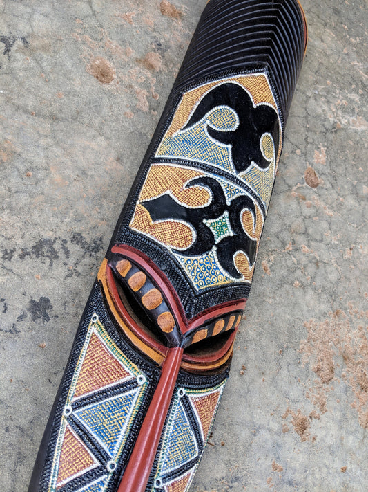 African mask, African art, African wall mask, wooden tribal mask, African art, African mask for wall