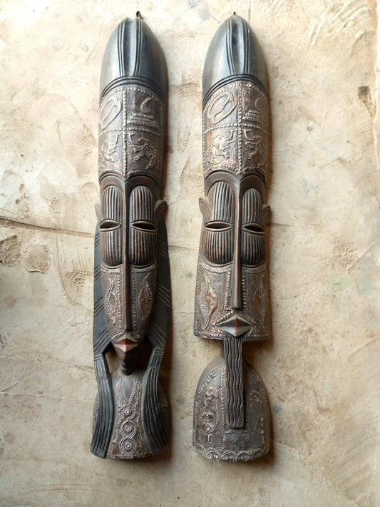 African mask, African art, African wall mask, wooden tribal mask, African art, Mask for wall