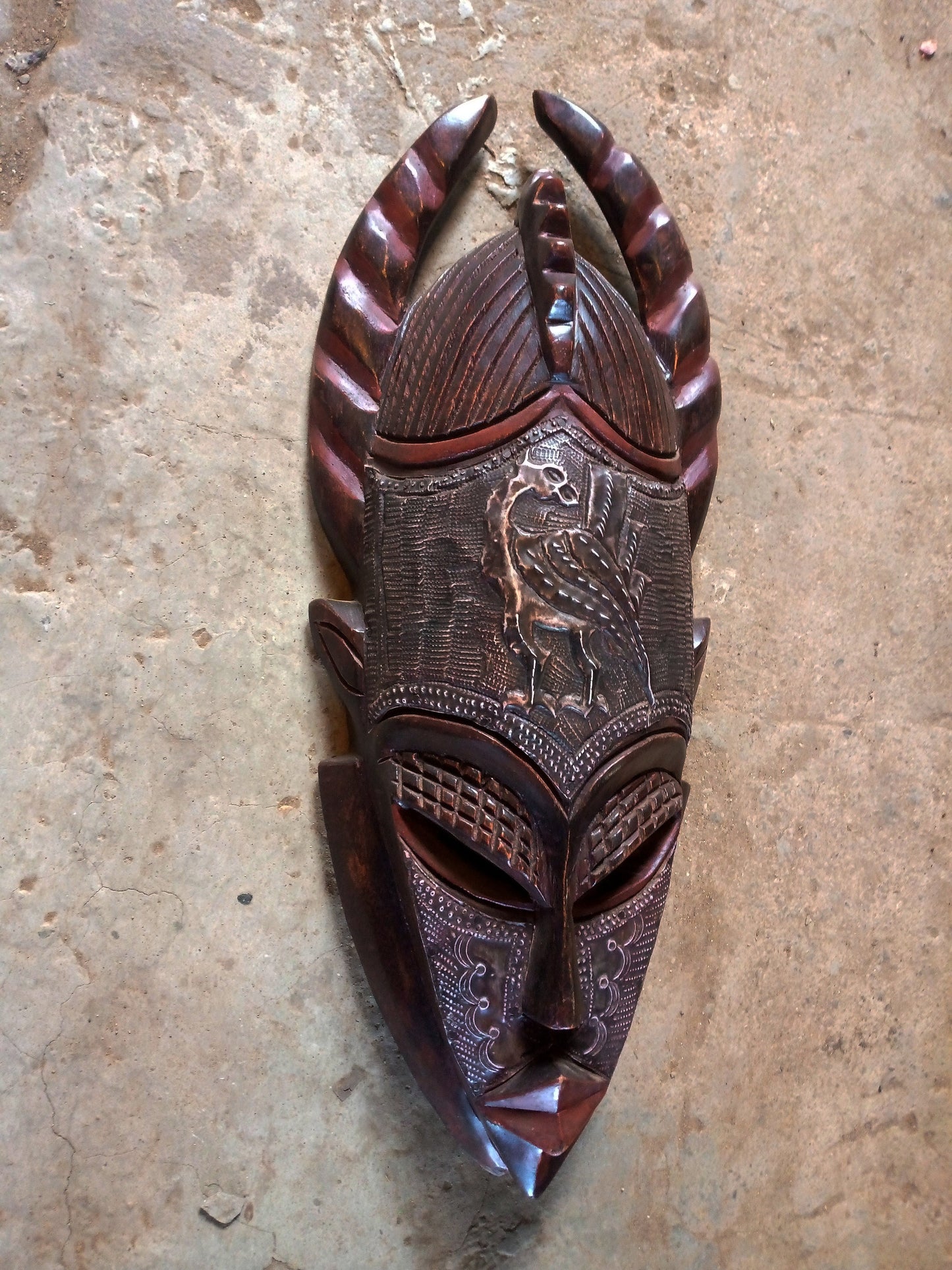 African mask, African art, African wall mask, wooden tribal mask, African art, Mask for wall