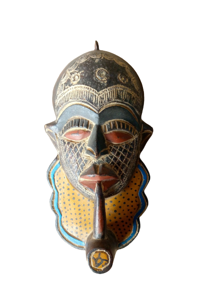 African mask, African art, African wall mask, wooden tribal mask, African art, Mask for wall