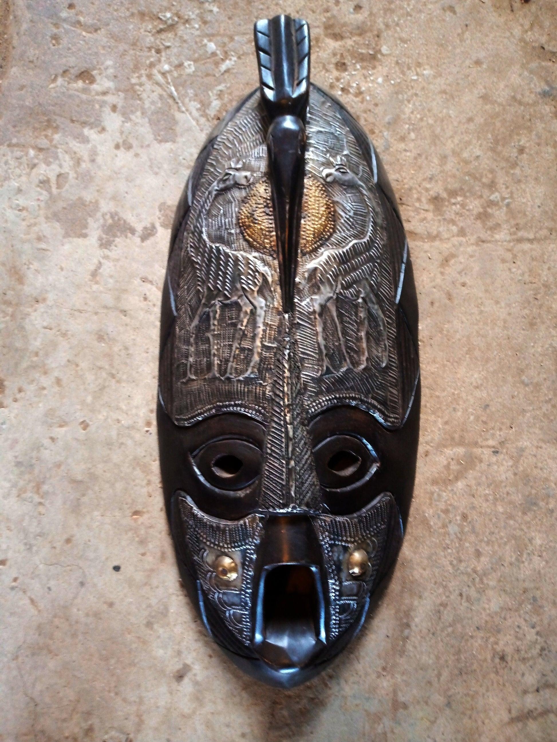 African mask, African art, African wall mask, wooden tribal mask, African art, Mask for wall