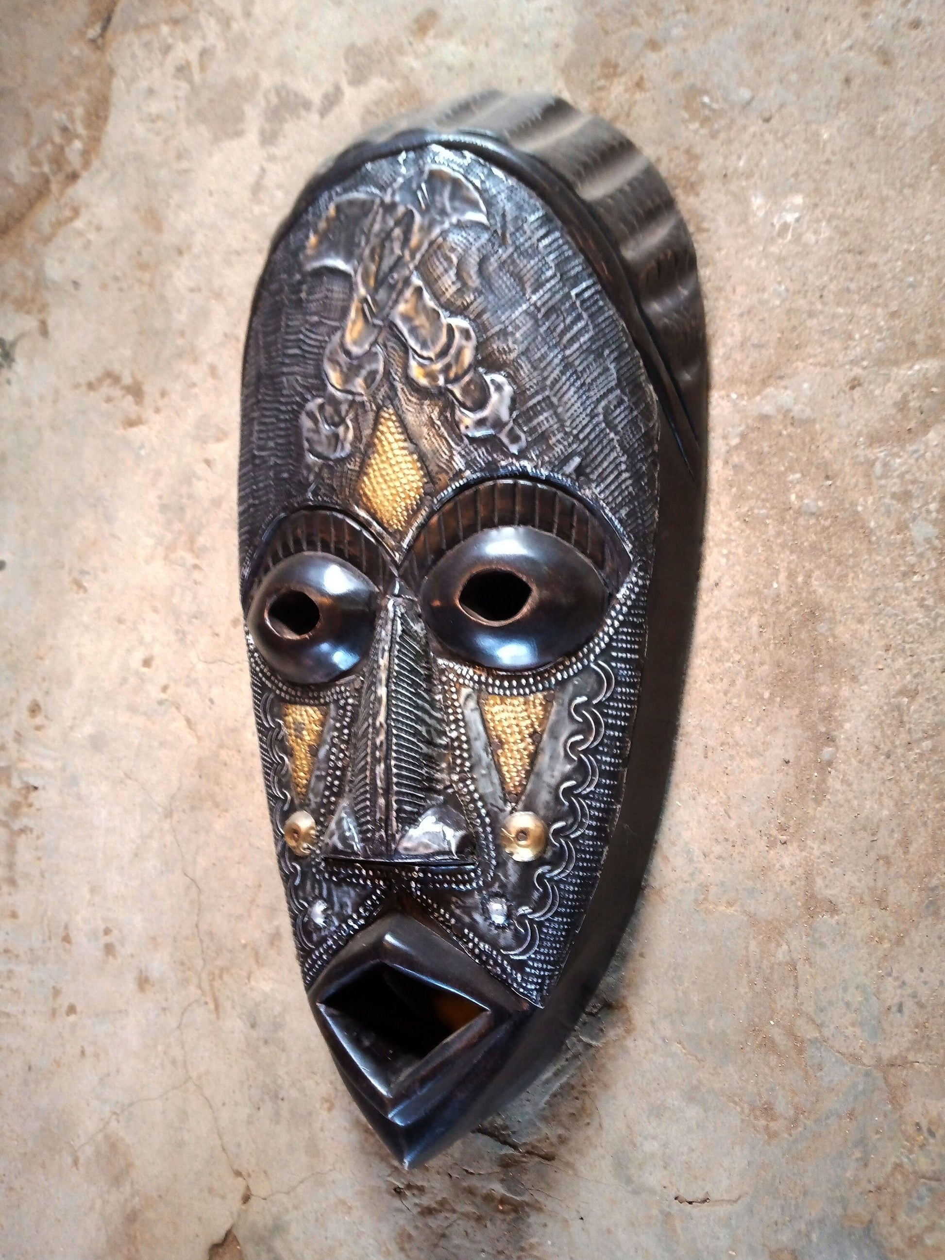 African mask, African art, African wall mask, wooden tribal mask, African art, Mask for wall