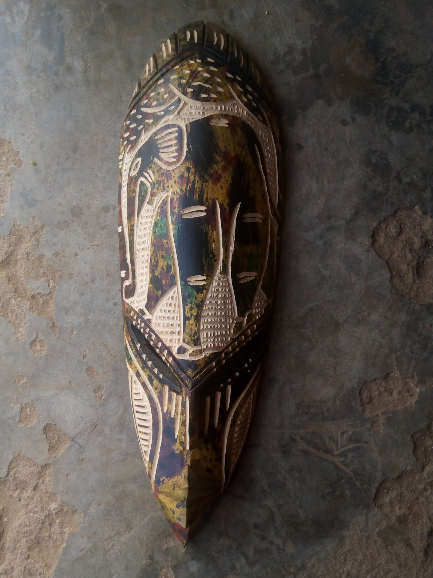 African mask, African art, African wall mask, wooden tribal mask, African art, African mask for wall