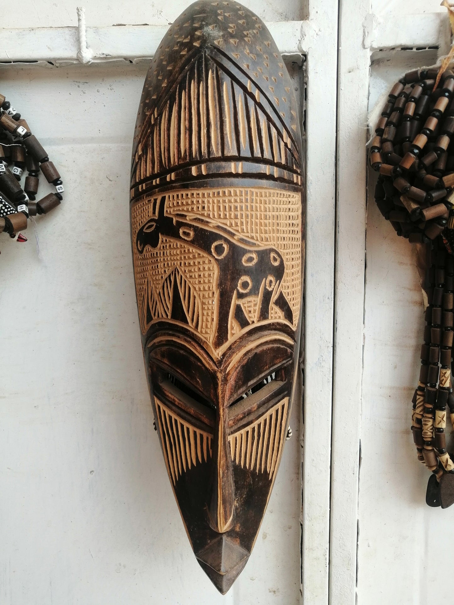 African mask, African art, African wall art, wooden tribal mask