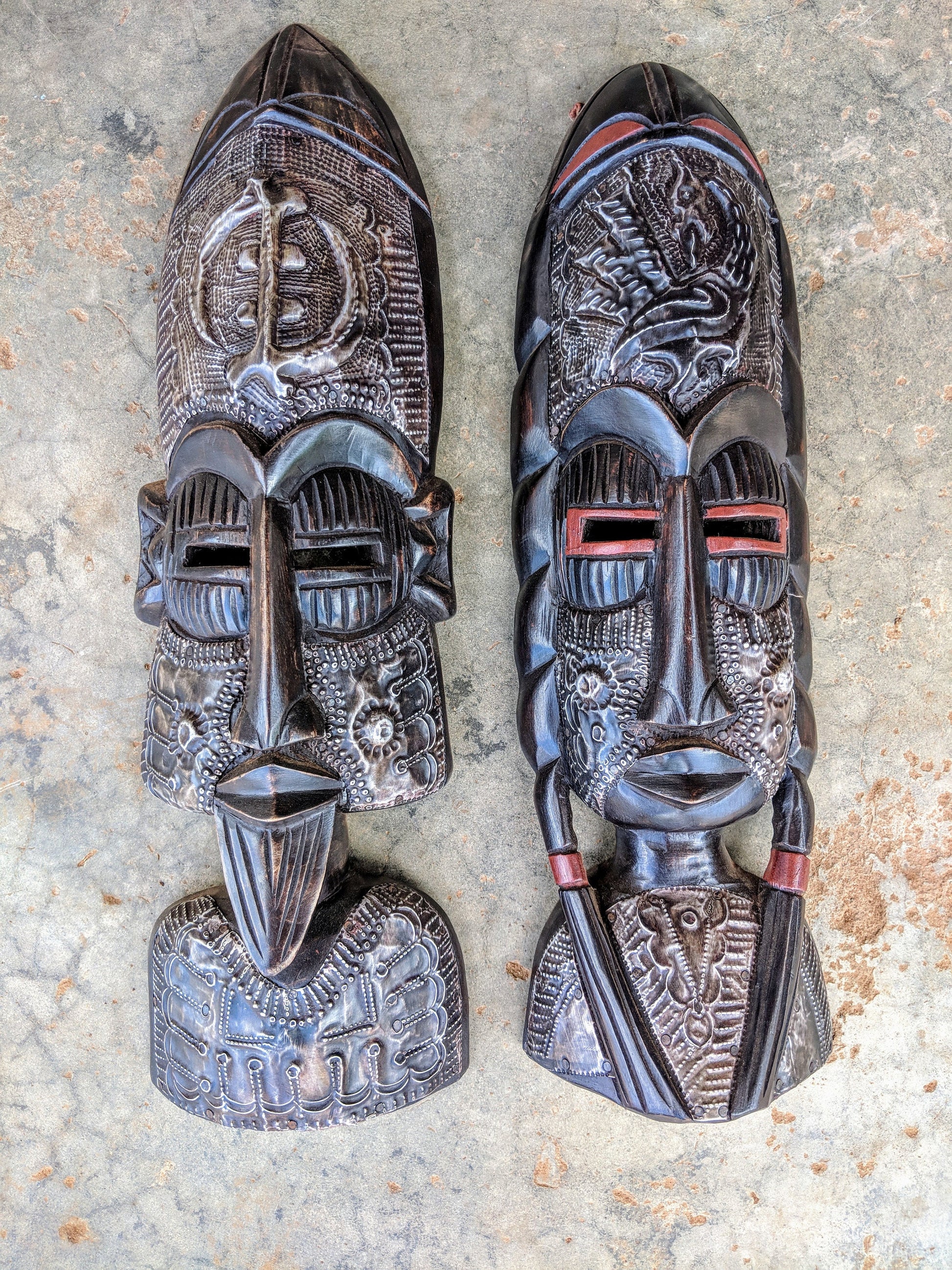 African mask, African art, African wall mask, wooden tribal mask, African art, Mask for wall