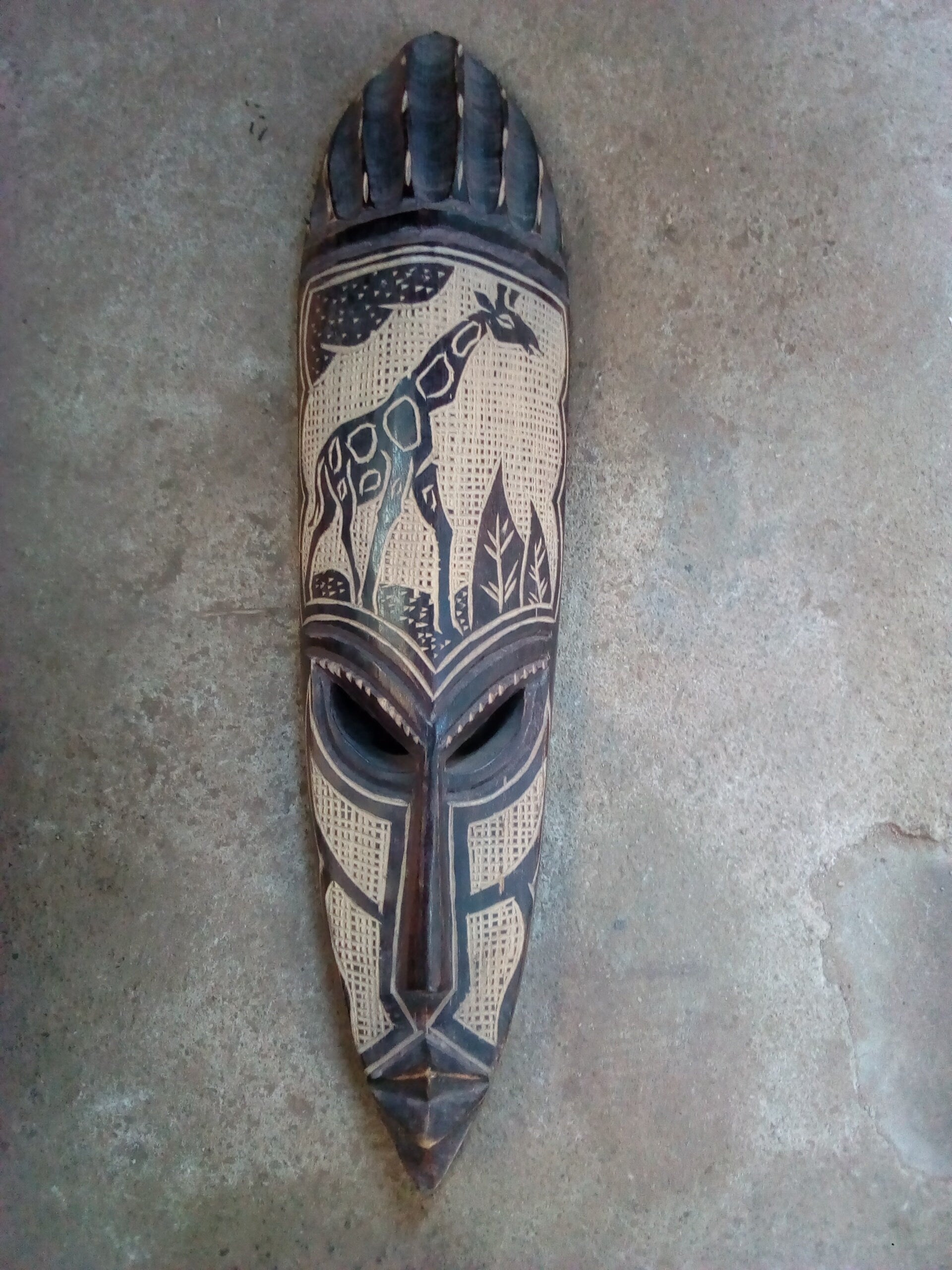 African mask, African art, African wall art, wooden tribal mask