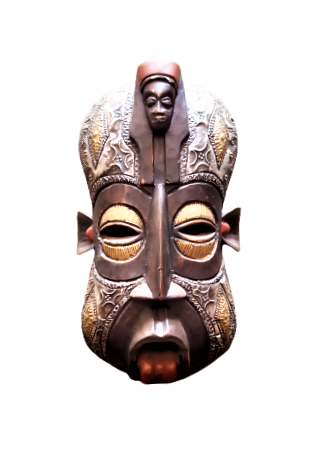 African mask, African art, African wall mask, wooden tribal mask, African art, Mask for wall