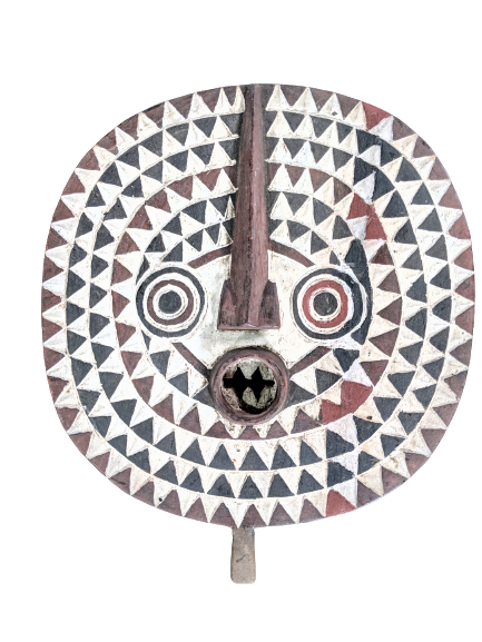African Sun Mask Wall Art Handmade Home Décor