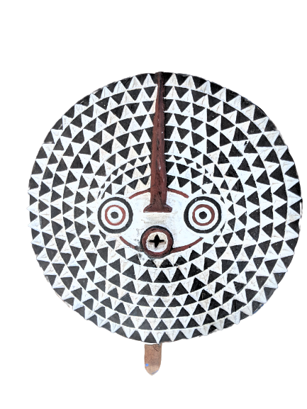 African Sun Mask Wall Art Handmade Home Décor