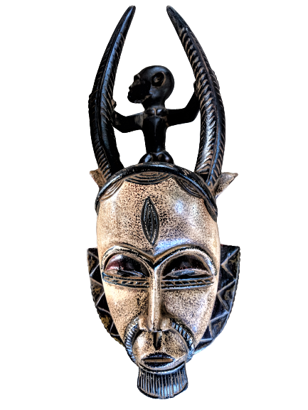 African mask, African art, African wall mask, wooden tribal mask, African art, Mask for wall