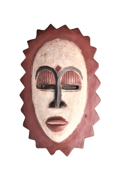 Handcrafted African wooden wall mask. Ideal for unique gifts